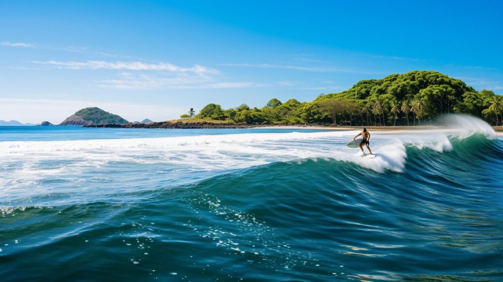 best surfing spots in Tamarindo