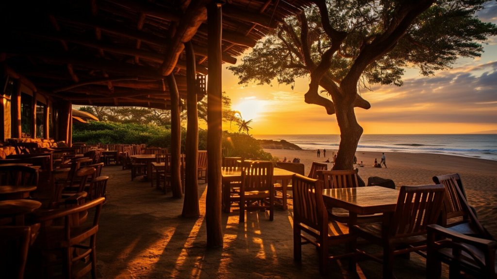 scenic view of Tamarindo and the ocean from El Vaquero