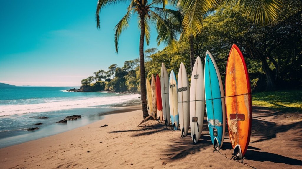 surfboard rentals in Costa Rica