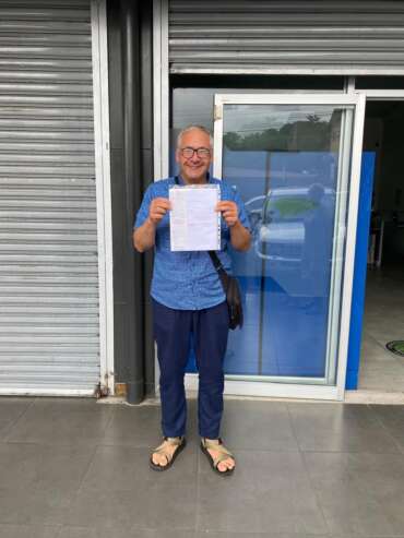 Tomasz, CRIE client in Costa Rica