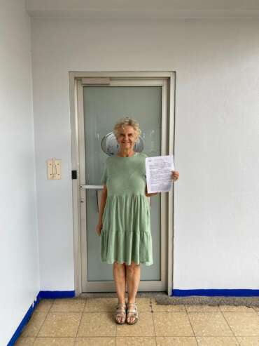 Lucy Jackson, CRIE client in Costa Rica