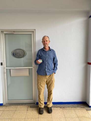 Robert Griffins, CRIE client in Costa Rica