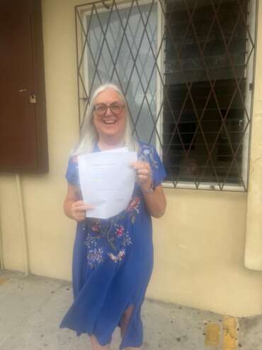 Suzanne Taylor, CRIE client in Costa Rica