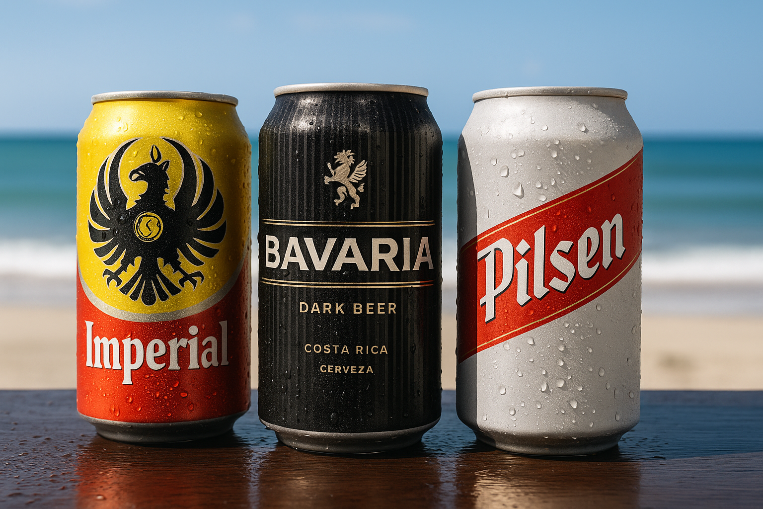 Costa Rica beer, Imperial, Bavaria, and Pilsen