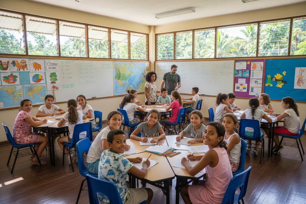 Where Do American Kids Go to School in Costa Rica?