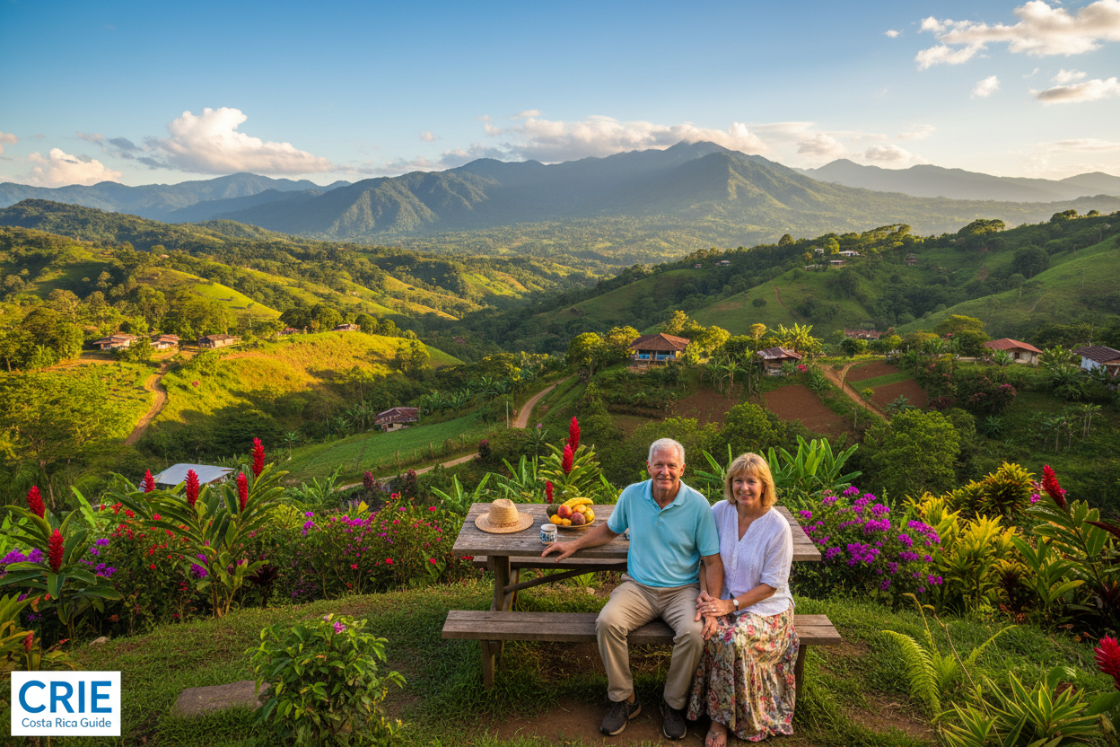 Panoramic view of Costa Rica's Central Valley