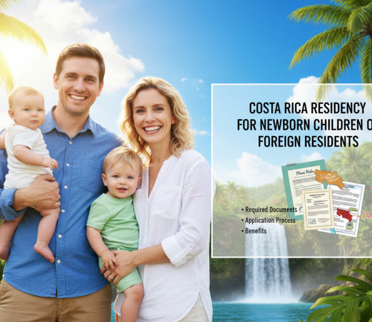 Costa Rica Residency for Newborn Children of Foreign Residents
