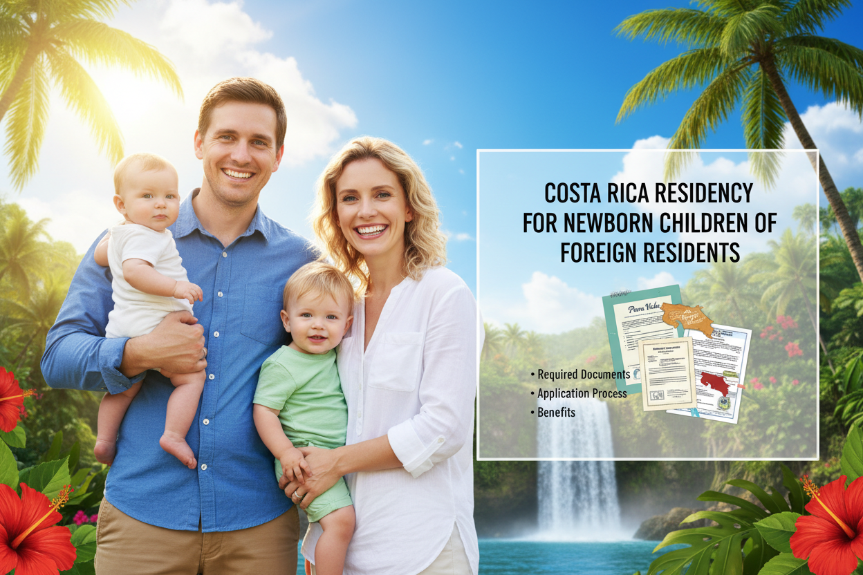 Costa Rica Residency for Newborn Children of Foreign Residents