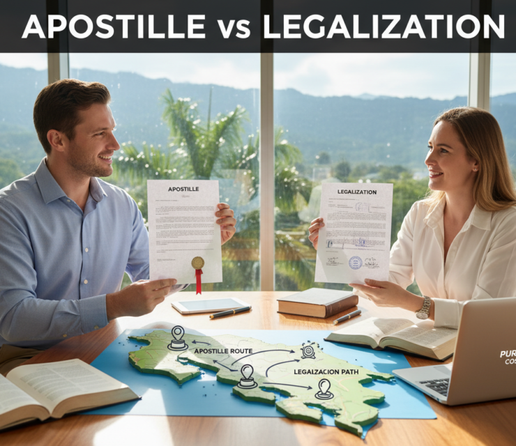 Apostille vs Legalization for Costa Rica Explained
