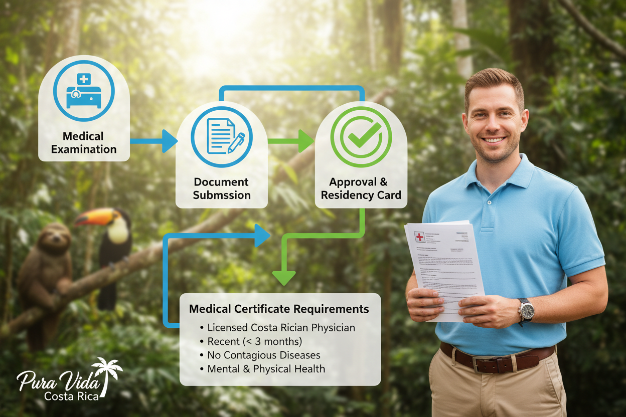Costa Rica Residency: Medical Certificate Requirements