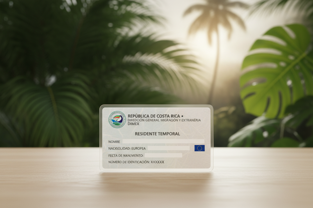 DIMEX residency card Costa Rica