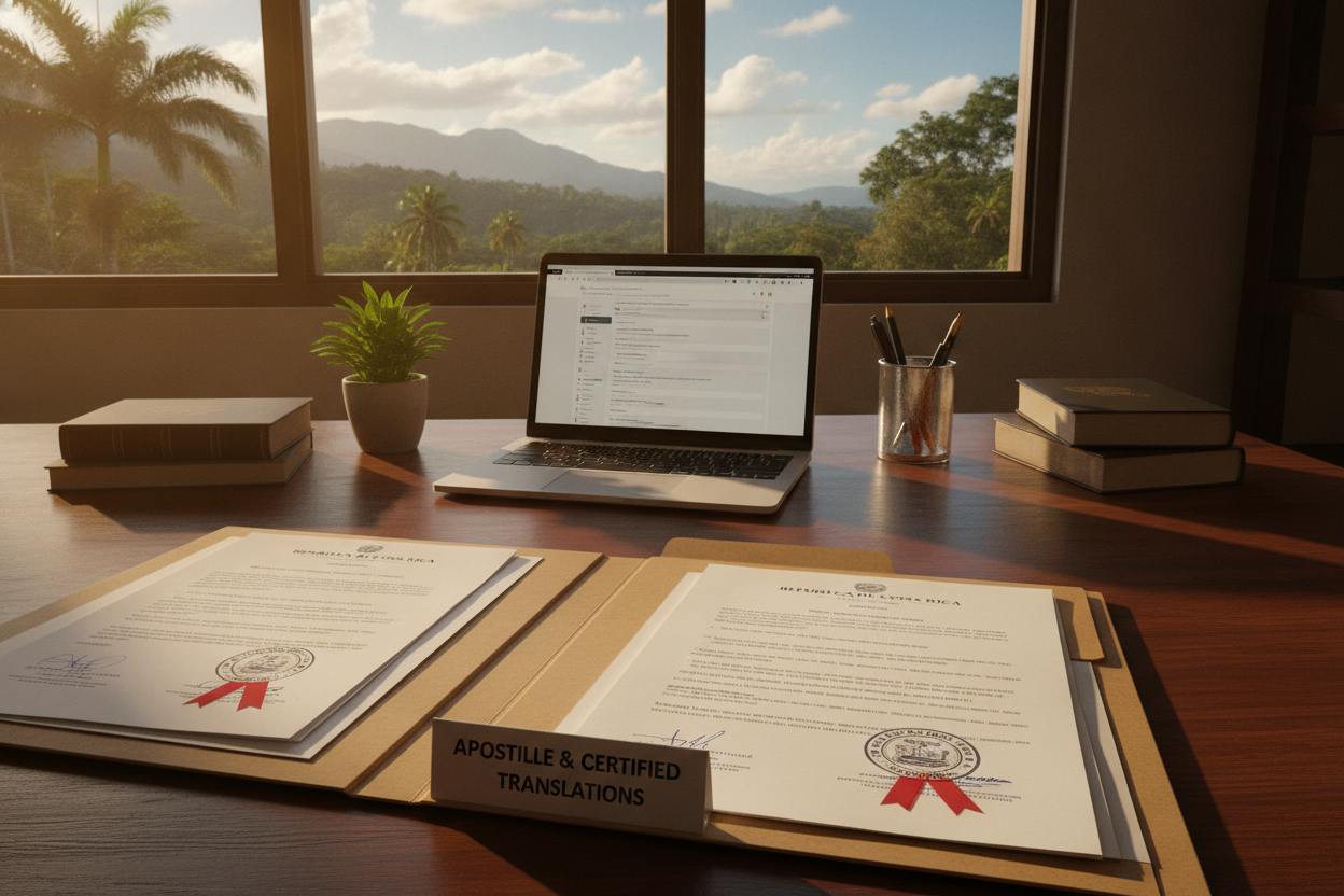 Apostilles and Documents for Costa Rica Residency: The Rules That End Applications