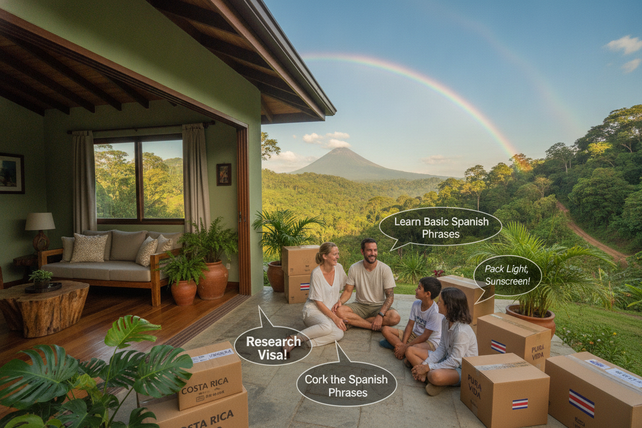 Scenic view depicting the essence of relocating to Costa Rica