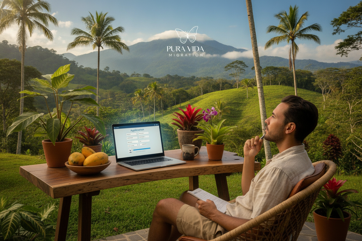 Preparing official documents for a Costa Rica temporary residency request