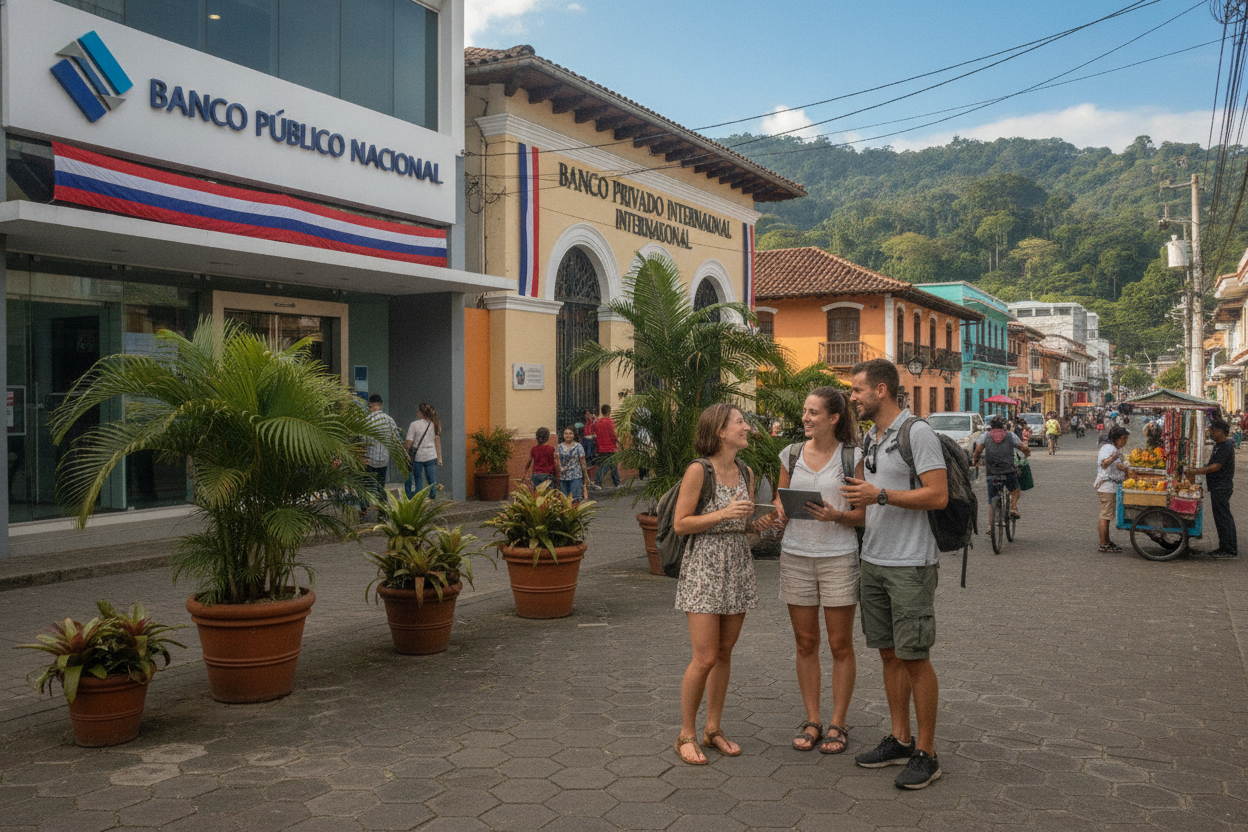A Costa Rican residential street