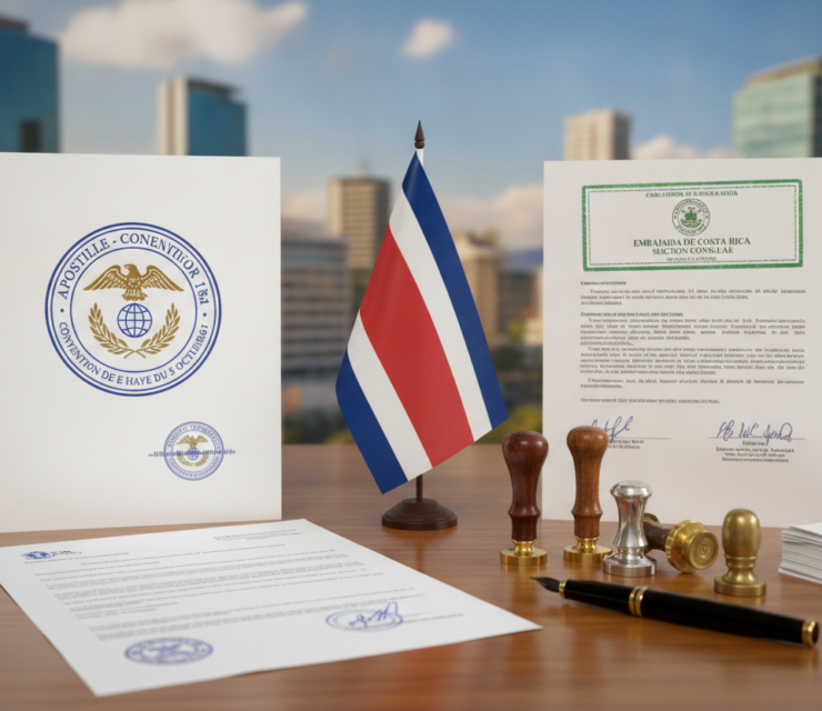 Apostille vs. Legalization for Costa Rica Documents