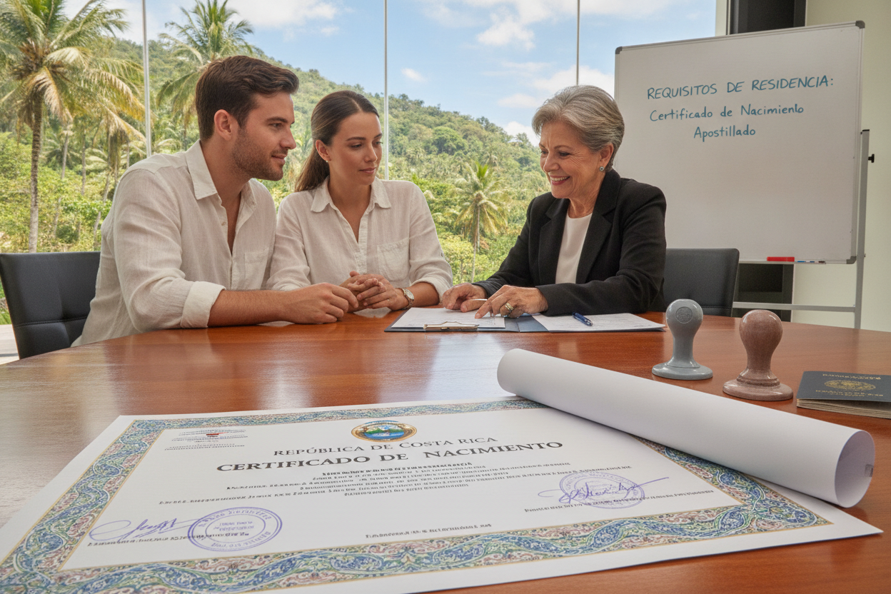 Birth Certificate Requirements for Costa Rica Residency