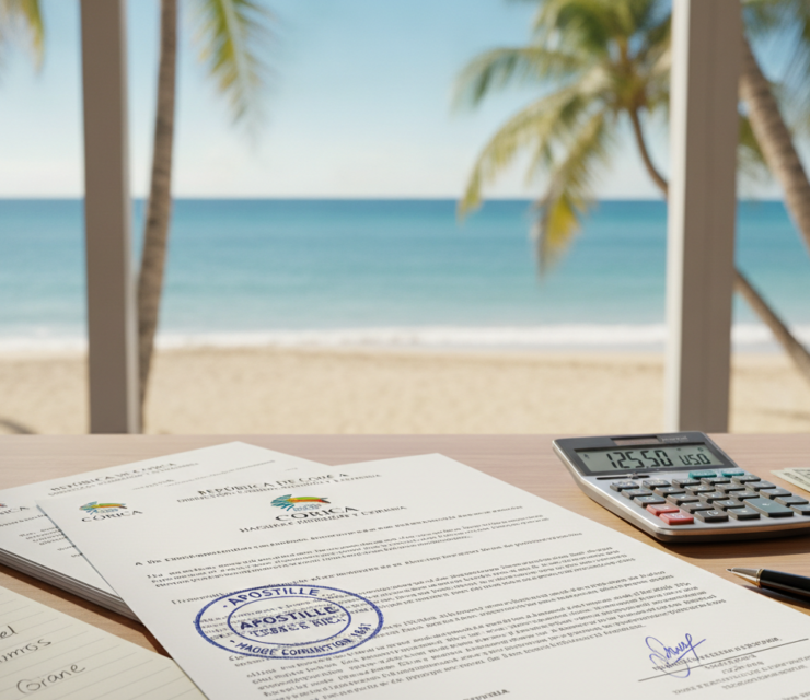 Apostille Costs for Costa Rica Residency Documents