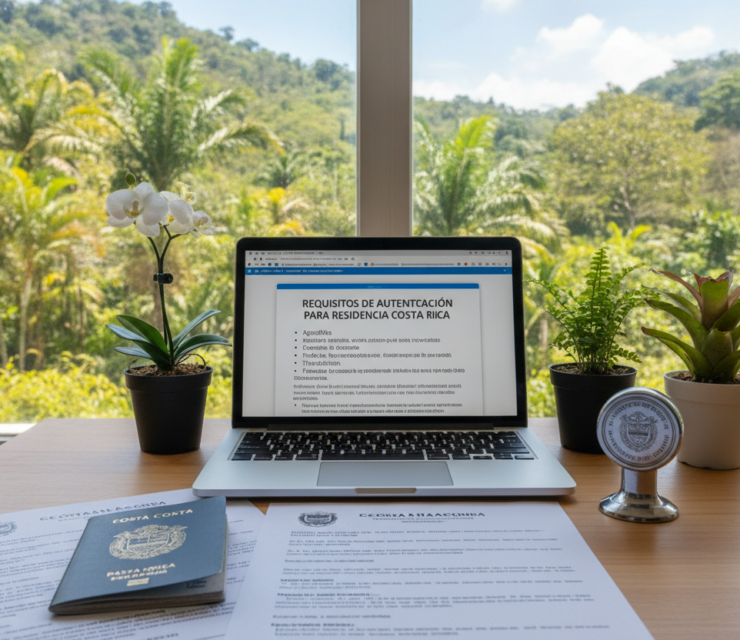 Authentication Requirements for Costa Rica Residency Documents