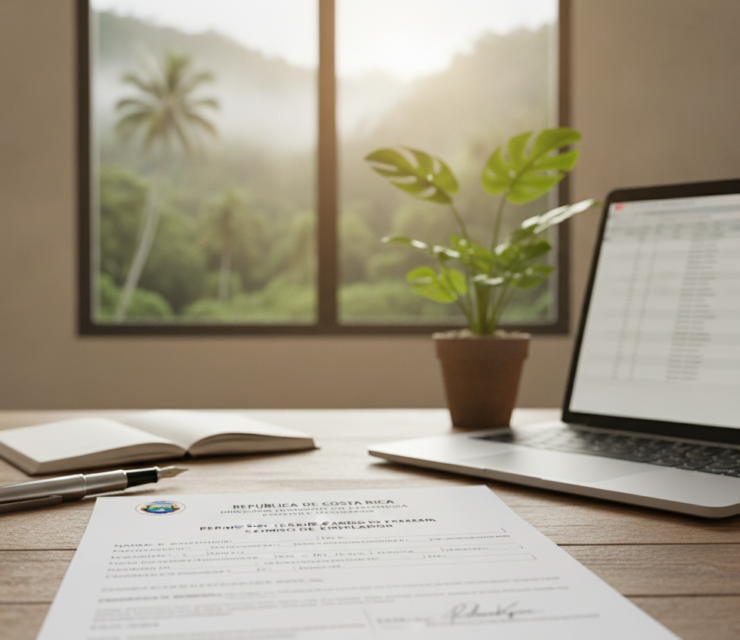 Costa Rica Change of Employer Work Permit