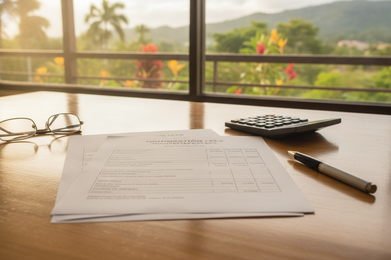 Costa Rica Immigration Approval Fees