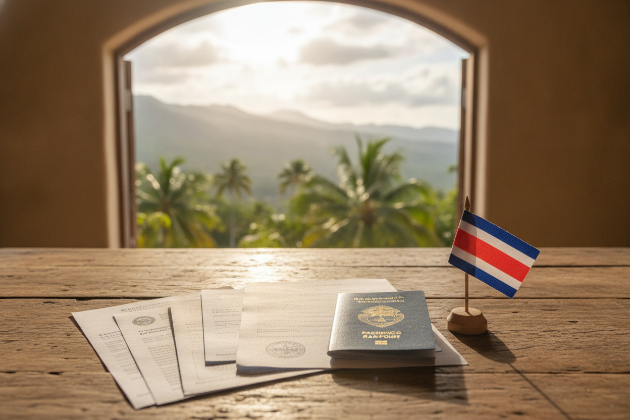 Costa Rica Pensionado Residency: Document Checklist