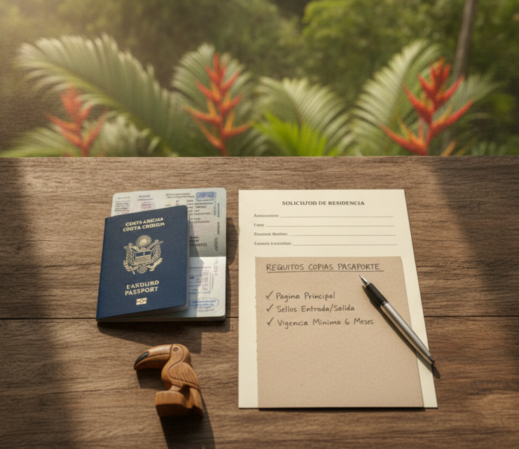 Passport Copy Requirements for Costa Rica Residency