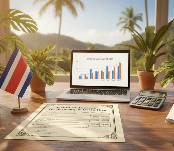 Proof of Income Requirements for Costa Rica Residency