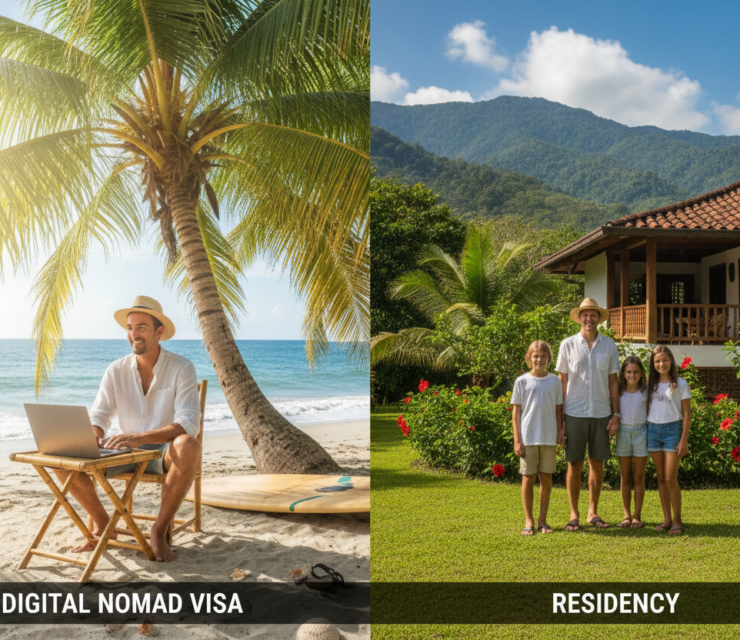 Digital Nomad Visa vs Residency in Costa Rica: Which One Should You Choose?