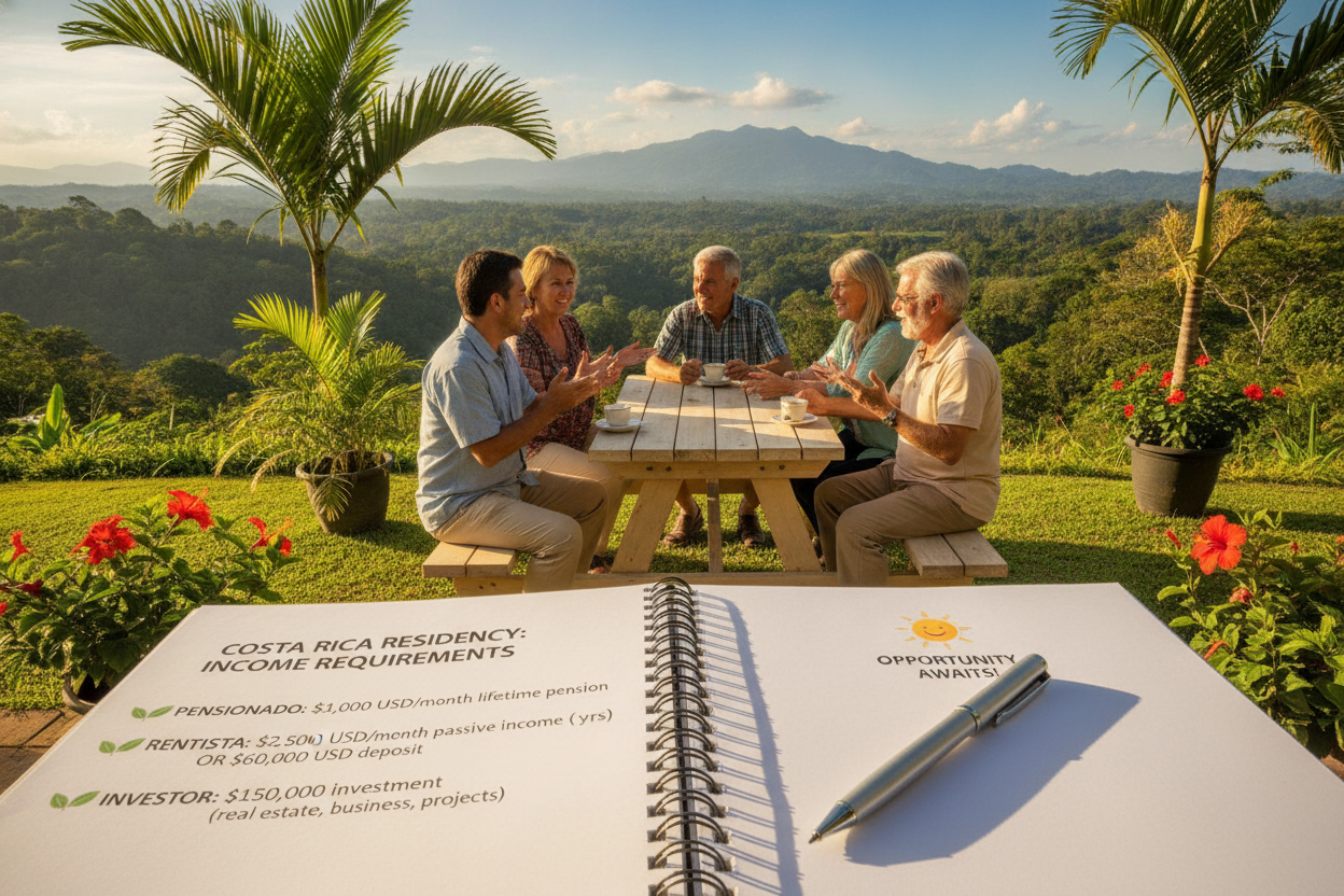Income Requirements for Costa Rica Residency