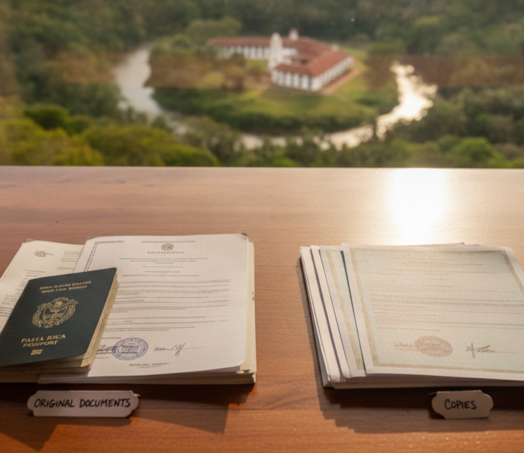 Original Documents vs. Copies for Costa Rica Residency