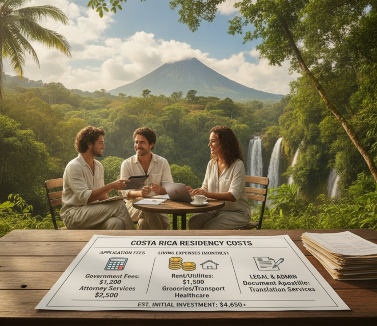 Costa Rica Residency Costs and Pricing