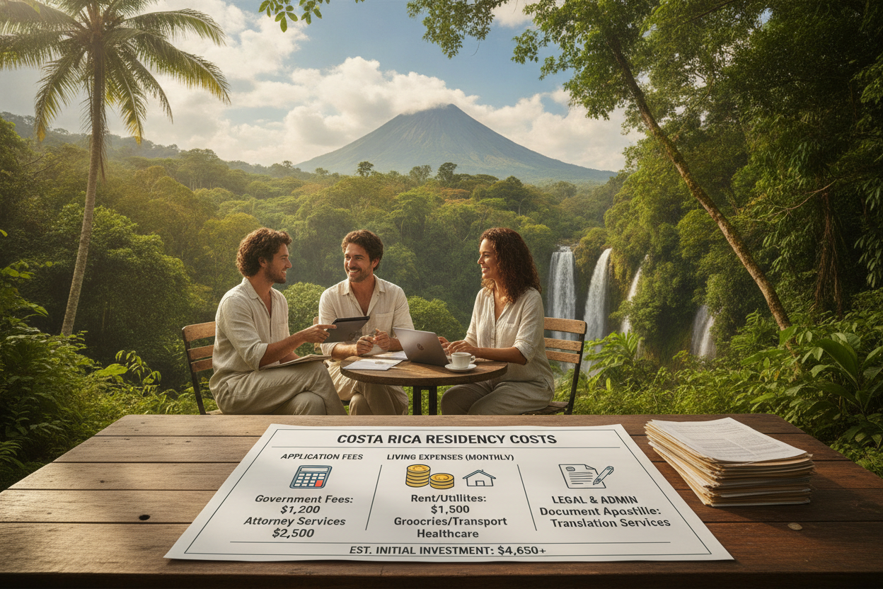 Costa Rica Residency Costs and Pricing