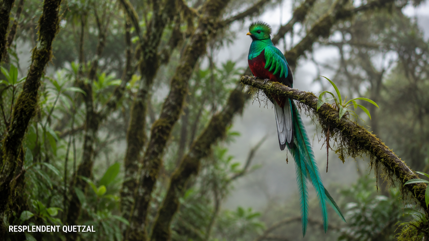 Blue morpho butterfly showing iridescent wings beside a Costa Rican rainforest trail.